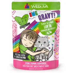 BFF Tuna & Salmon Sweet Cheeks Dinner In Gravy Wet Cat Food Pouches & BFF Tuna & Lamb Luv Ya Dinner In Gravy Wet Cat Food Pouches -Furry Feast 611782 PT6. AC SS1800 V1661548195