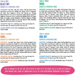 Weruva Best Feline Friend Paté Lovers, Aw Yeah! Paté Jamboree! Variety Pack Grain-Free Wet Cat Food, 2.8-oz Pouch, Case Of 12 & BFF Play Pate Lovers Pate Partay Variety Pack Wet Cat Food, 3-oz Pouch, Pack Of 12 -Furry Feast 611846 PT7. AC SS1800 V1661548191