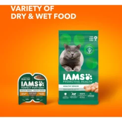 Iams ProActive Health Healthy Senior Dry Cat Food -Furry Feast 61410 PT8. AC SS1800 V1609979842