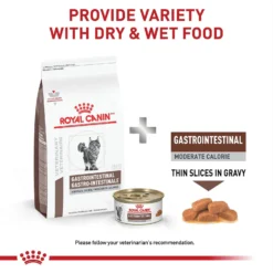 Royal Canin Veterinary Diet Adult Gastrointestinal Moderate Calorie Dry Cat Food -Furry Feast 61807 PT5. AC SS1800 V1691702090