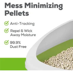 Tidy Cats Litter Box System, BREEZE System Starter Kit Litter Box, Litter Pellets & Pads -Furry Feast 62129 PT2. AC SS1800 V1700689238