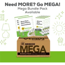 Tidy Cats Litter Box System, BREEZE System Starter Kit Litter Box, Litter Pellets & Pads -Furry Feast 62129 PT3. AC SS1800 V1700689215