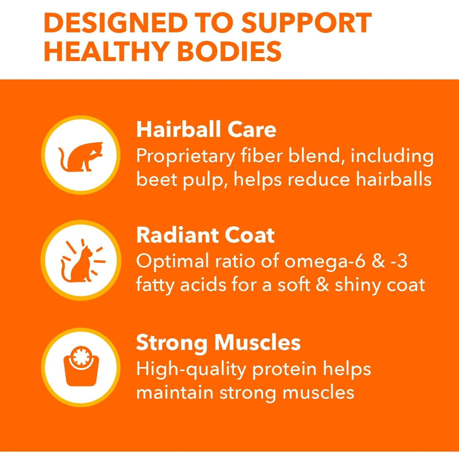 Iams ProActive Health Adult Hairball Care With Chicken & Salmon Dry Cat Food 5 Iams ProActive Health Adult Hairball Care With Chicken & Salmon Dry Cat Food - Image 5