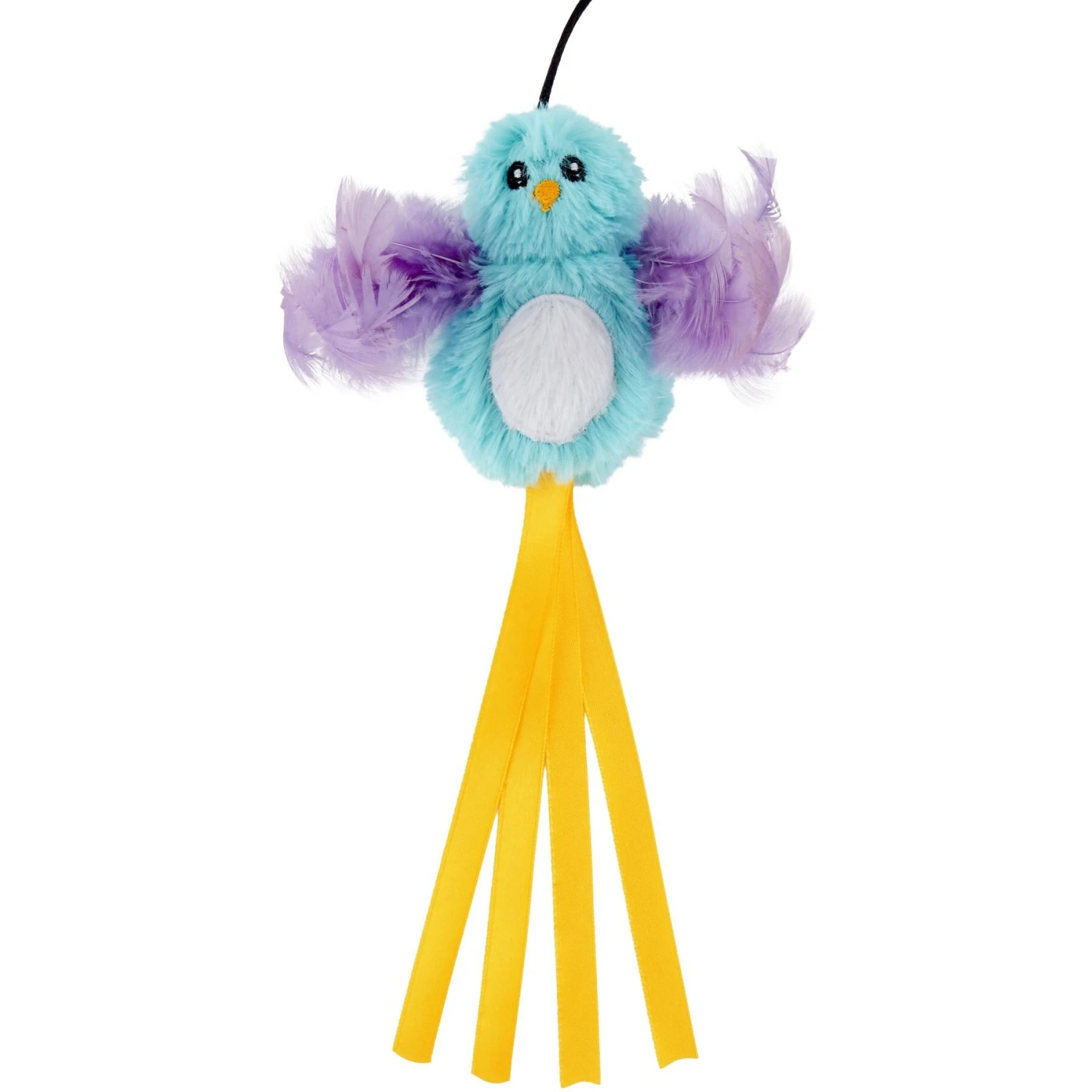 Frisco Bird With Feathers Teaser Wand Cat Toy With Catnip + 4 Items 3 Frisco Bird With Feathers Teaser Wand Cat Toy With Catnip + 4 Items - Image 3
