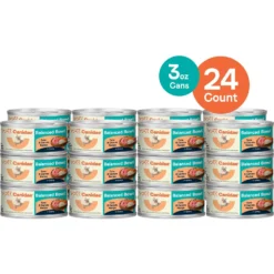 CANIDAE Balanced Bowl Salmon & Sweet Potato Recipe In Gravy Wet Cat Food, 3-oz Can, Case Of 24 & CANIDAE Balanced Bowl Tuna & Carrots Recipe In Gravy Wet Cat Food, 3-oz Can, Case Of 24 -Furry Feast 632638 PT5. AC SS1800 V1663602783