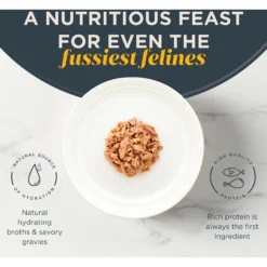Reveal Natural Grain-Free Tuna Fillet With Salmon In Broth Flavored Wet Cat Food, 2.47-oz Can, Case Of 24 -Furry Feast 637862 PT3. AC SS1800 V1663105793