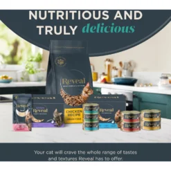 Reveal Natural Grain-Free Tuna Fillet With Salmon In Broth Flavored Wet Cat Food, 2.47-oz Can, Case Of 24 -Furry Feast 637862 PT6. AC SS1800 V1663106279