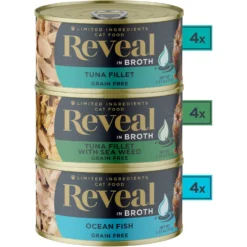Reveal Natural Grain-Free Variety Of Fish In Broth Flavored Wet Cat Food -Furry Feast 637894 PT2. AC SS1800 V1663106359