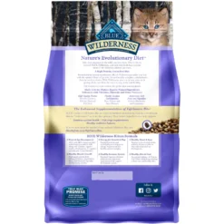 Blue Buffalo Wilderness High Protein Natural Grain-Free Chicken Kitten Dry Cat Food + 2 Items -Furry Feast 646838 PT2. AC SS1800 V1664560849