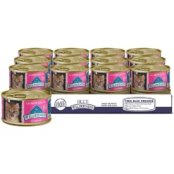 Blue Buffalo Wilderness Kitten Salmon Grain-Free Canned Cat Food + 2 Items -Furry Feast 646862 PT4. AC SS1800 V1664554138