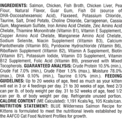 Blue Buffalo Wilderness Kitten Salmon Grain-Free Canned Cat Food + 2 Items -Furry Feast 646862 PT5. AC SS1800 V1664554198