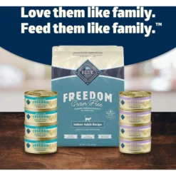 Blue Buffalo Freedom Indoor Adult Fish Recipe Grain-Free Dry Cat Food -Furry Feast 64711 PT8. AC SS1800 V1649112390