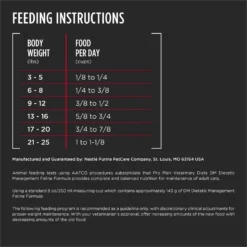 Purina Pro Plan Veterinary Diets DM Dietetic Management Dry Cat Food -Furry Feast 64868 PT7. AC SS1800 V1700158315