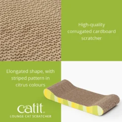 Catit Lounge Scratcher With Catnip 5 Catit Lounge Scratcher With Catnip -Furry Feast 64932 PT2. AC SS1800 V1628018479