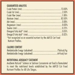 AvoDerm Grain-Free Salmon Entree Salmon Consomme Canned Cat Food -Furry Feast 65258 PT5. AC SS1800 V1651194385