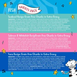 Tiny Tiger Chunks In EXTRA Gravy Seafood Recipes Variety Pack Grain-Free Canned Cat Food & Tiny Tiger, Lickables, Variety Pack, Bisque Cat Treat & Topper -Furry Feast 652798 PT3. AC SS1800 V1664899498