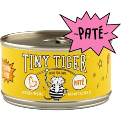 Tiny Tiger Pate Chicken Recipe Grain-Free Canned Cat Food & Tiny Tiger, Lickables, Variety Pack, Bisque Cat Treat & Topper 10 Tiny Tiger Pate Chicken Recipe Grain-Free Canned Cat Food & Tiny Tiger, Lickables, Variety Pack, Bisque Cat Treat & Topper -Furry Feast 652830 PT1. AC SS1800 V1664898710