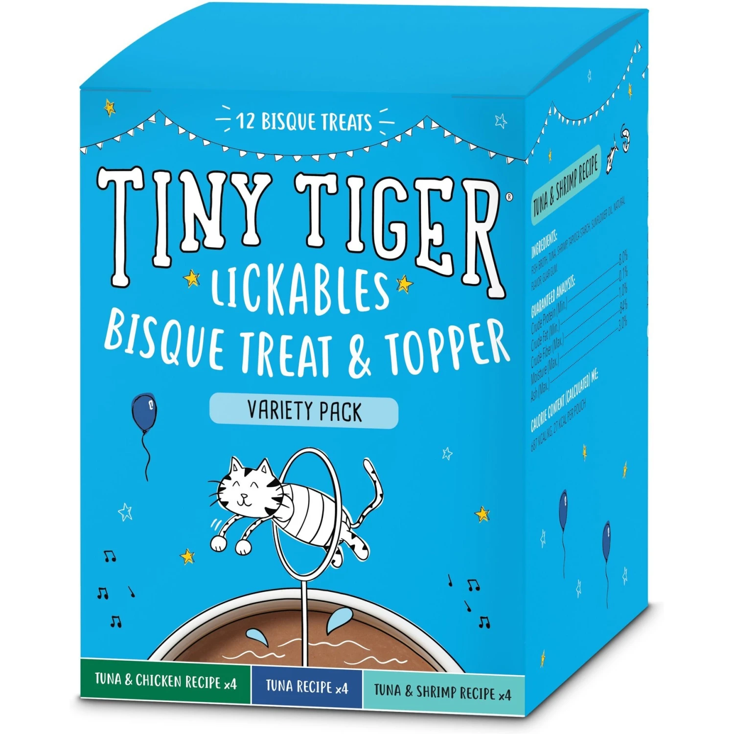 Tiny Tiger Pate Chicken Recipe Grain-Free Canned Cat Food & Tiny Tiger, Lickables, Variety Pack, Bisque Cat Treat & Topper 6 Tiny Tiger Pate Chicken Recipe Grain-Free Canned Cat Food & Tiny Tiger, Lickables, Variety Pack, Bisque Cat Treat & Topper - Image 6