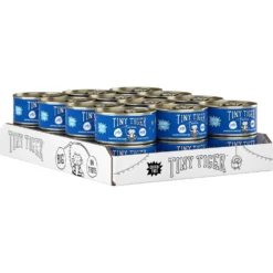 Tiny Tiger Pate Whitefish & Tuna Recipe Grain-Free Canned Cat Food & Tiny Tiger, Lickables, Variety Pack, Bisque Cat Treat & Topper -Furry Feast 652878 PT2. AC SS1800 V1664899736