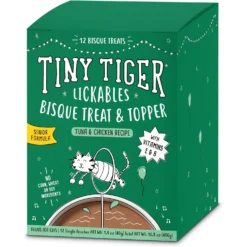 Tiny Tiger Chunks In EXTRA Gravy Turkey Recipe Grain-Free Canned Cat Food & Tiny Tiger Lickables, Senior Formula, Tuna & Chicken Recipe, Bisque Cat Treat & Topper -Furry Feast 653038 PT5. AC SS1800 V1664899038