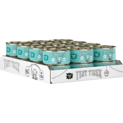 Tiny Tiger Pate Seafood Recipe Grain-Free Canned Cat Food & Tiny Tiger Lickables, Senior Formula, Tuna & Chicken Recipe, Bisque Cat Treat & Topper -Furry Feast 653078 PT2. AC SS1800 V1664899675