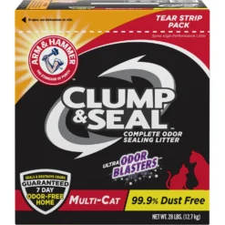 Blue Buffalo Tastefuls Sensitive Stomach Natural Chicken Adult Dry Cat Food & Arm & Hammer Litter Clump & Seal Multi-Cat Scented Clumping Clay Cat Litter -Furry Feast 653462 PT5. AC SS1800 V1665512924