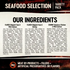 Wellness CORE Signature Selects Seafood Selection Variety Pack Canned Cat Food, 2.8-oz, Case Of 8 & Wellness CORE Signature Selects Poultry Selection Variety Pack Canned Cat Food -Furry Feast 662686 PT2. AC SS1800 V1667324766