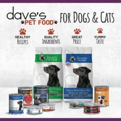 Dave's Pet Food Naturally Healthy Grain-Free Turkey & Giblets Dinner Canned Cat Food -Furry Feast 66738 PT7. AC SS1800 V1517259990