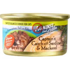 Against The Grain Captain's Catch With Sardine & Mackerel Dinner Grain-Free Canned Cat Food