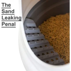 Hanamya Cat Litter Box With Scoop & Scratcher -Furry Feast 677142 PT4. AC SS1800 V1680787552