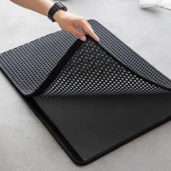 Hanamya Cat Litter Box With Scoop & Scratcher -Furry Feast 677142 PT7. AC SS1800 V1680728858