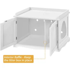 Yaheetech Litter Box Furniture Cat House -Furry Feast 677238 PT5. AC SS1800 V1687374404