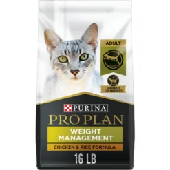 Purina Pro Plan Adult Weight Management Chicken & Rice Formula Dry Cat Food