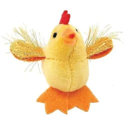 Multipet Look Who's Talking Chicken Plush Cat Toy With Catnip -Furry Feast 68011 PT4. AC SS1800 V1525720077