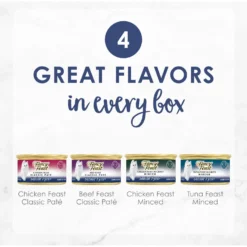 Fancy Feast Senior 7+ Chicken, Beef & Tuna Feasts Variety Pack Canned Cat Food & PrettyLitter Health Monitoring Cat Litter -Furry Feast 683190 PT2. AC SS1800 V1666185562