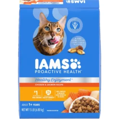 Iams Proactive Health Healthy Enjoyment Immune Support Chicken & Salmon Adult Dry Cat Food