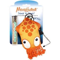 Meowijuana Jump 'n' Jamb Deep Sea Squid Refillable Swinging Door Jamb Cat Toy