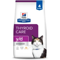 Hill's Prescription Diet Y/d Thyroid Care Original Flavor Dry Cat Food