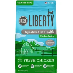 BIXBI Liberty Digestive Health Chicken Recipe Grain-Free Dry Cat Food