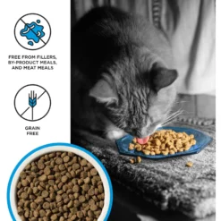 BIXBI Liberty Salmon Recipe Grain-Free Dry Cat Food -Furry Feast 703742 PT2. AC SS1800 V1667864879