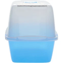 Van Ness Translucent Enclosed Cat Litter Pan -Furry Feast 70455 PT4. AC SS1800 V1536765011