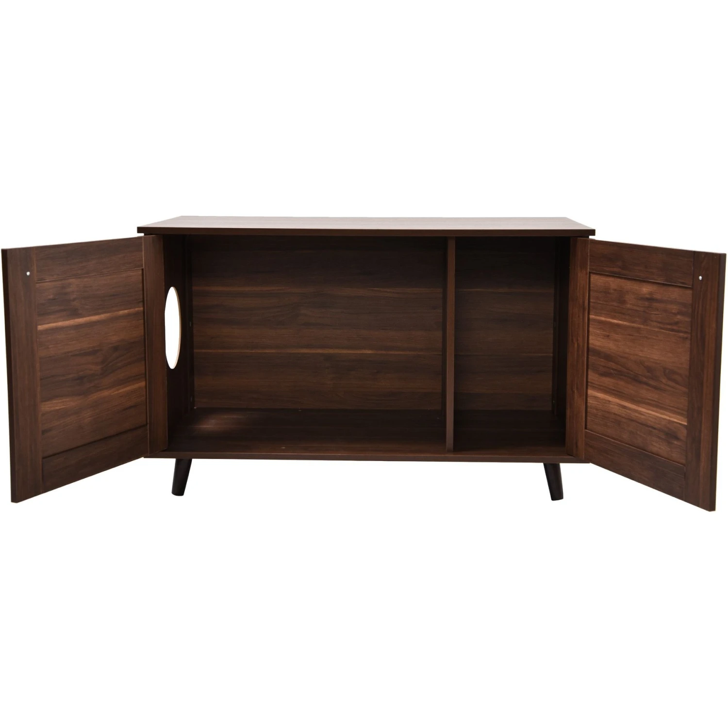 Sam's Pets Becky Box Enclosure End Table Cat Litter, Brown, Medium 2 Sam's Pets Becky Box Enclosure End Table Cat Litter, Brown, Medium - Image 2