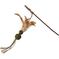 Ethical Pet Teaser Wand Cat Toy With Catnip, Assorted -Furry Feast 736742 PT3. AC SS1800 V1683816392
