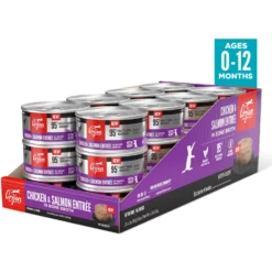 ORIJEN Kitten Recipe Chicken + Salmon Entree In Bone Broth Wet Cat Food
