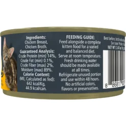 Reveal Natural Limited Ingredient Grain-Free Chicken Breast In Broth Wet Kitten Food, 2.47-oz, Case Of 12 8 Reveal Natural Limited Ingredient Grain-Free Chicken Breast In Broth Wet Kitten Food, 2.47-oz, Case Of 12 -Furry Feast 752446 PT1. AC SS1800 V1673648130