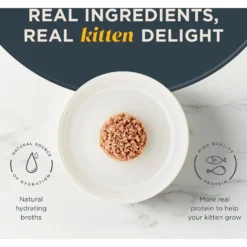 Reveal Natural Limited Ingredient Grain-Free Tuna Fillet In Broth Wet Kitten Food, 2.47-oz, Case Of 12 -Furry Feast 752494 PT3. AC SS1800 V1673648066
