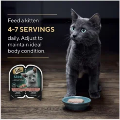 Sheba Perfect Portions Kitten Salmon Soft Pate Wet Cat Food -Furry Feast 752966 PT6. AC SS1800 V1672851838