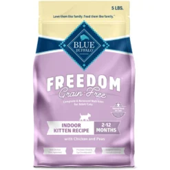 Blue Buffalo Freedom Indoor Kitten Chicken Recipe Grain-Free Dry Cat Food
