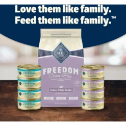 Blue Buffalo Freedom Indoor Kitten Chicken Recipe Grain-Free Dry Cat Food -Furry Feast 75603 PT8. AC SS1800 V1649121989