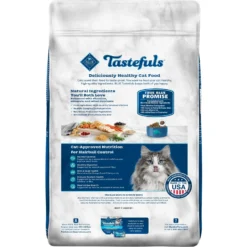 Blue Buffalo Tastefuls Hairball Control Natural Chicken & Brown Rice Recipe Adult Dry Cat Food -Furry Feast 75612 PT1. AC SS1800 V1692646015